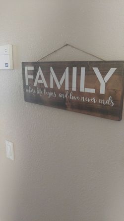 Custom made Farm rustic sign key holder.