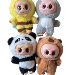 Labubu (Lafufu) plush keychain