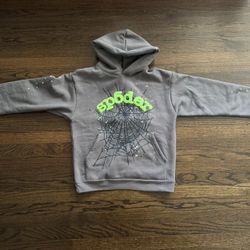 Grey Sp5der Hoodie