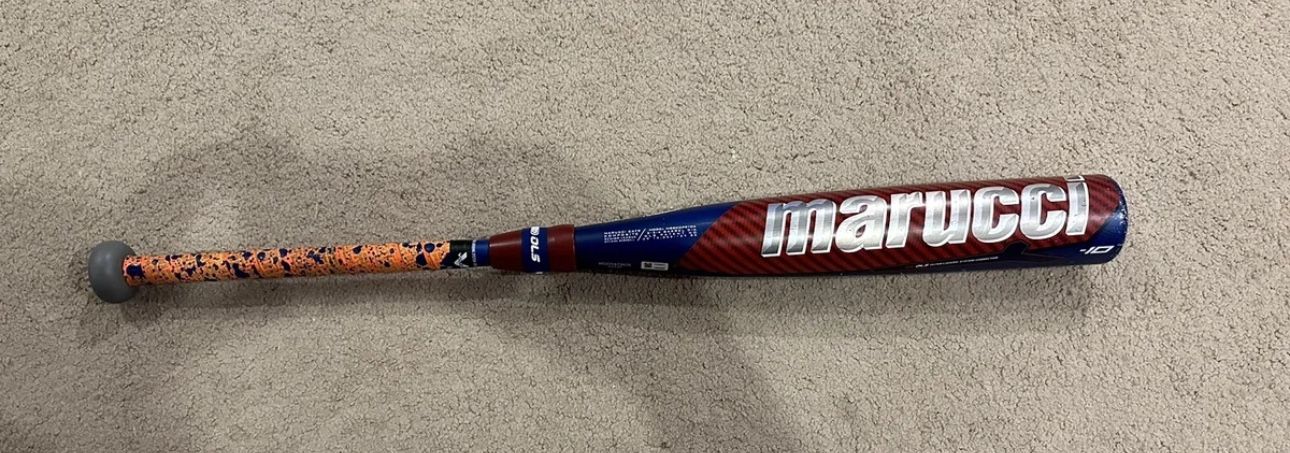 Used Marucci Cat9 Composite USSSA 30/20 Cat 9 Stars and Stripes w Custom Vulcan Grip