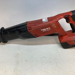 HILTI WSR 18-A CORDLESS VARIABLE SPEED RECIPROCATING SAW W/BATTERY