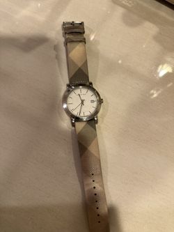 Burberry Grey Logo Watch