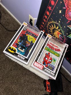 Batman & Spiderman Funko