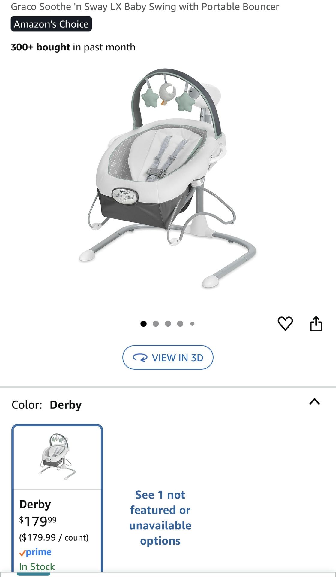 Baby Swing/ Bouncer 