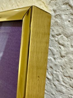 GOLD FRAME w/Removable Art $20