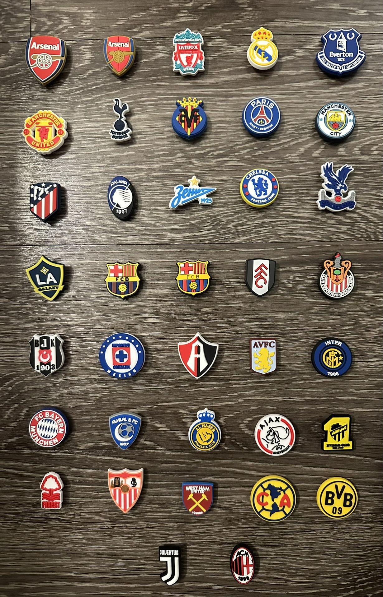 Soccer Futbol Team Croc Charm Jibbitz