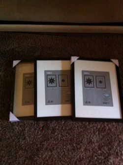 Black picture frames