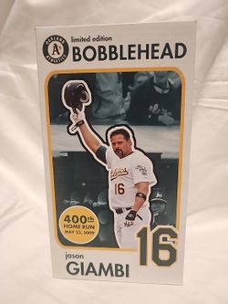 Oakland A's Athletics Bobblehead Jason Giambi SGA