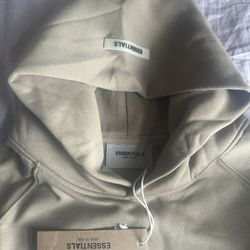 Tan Essentials Hoodie Size:M