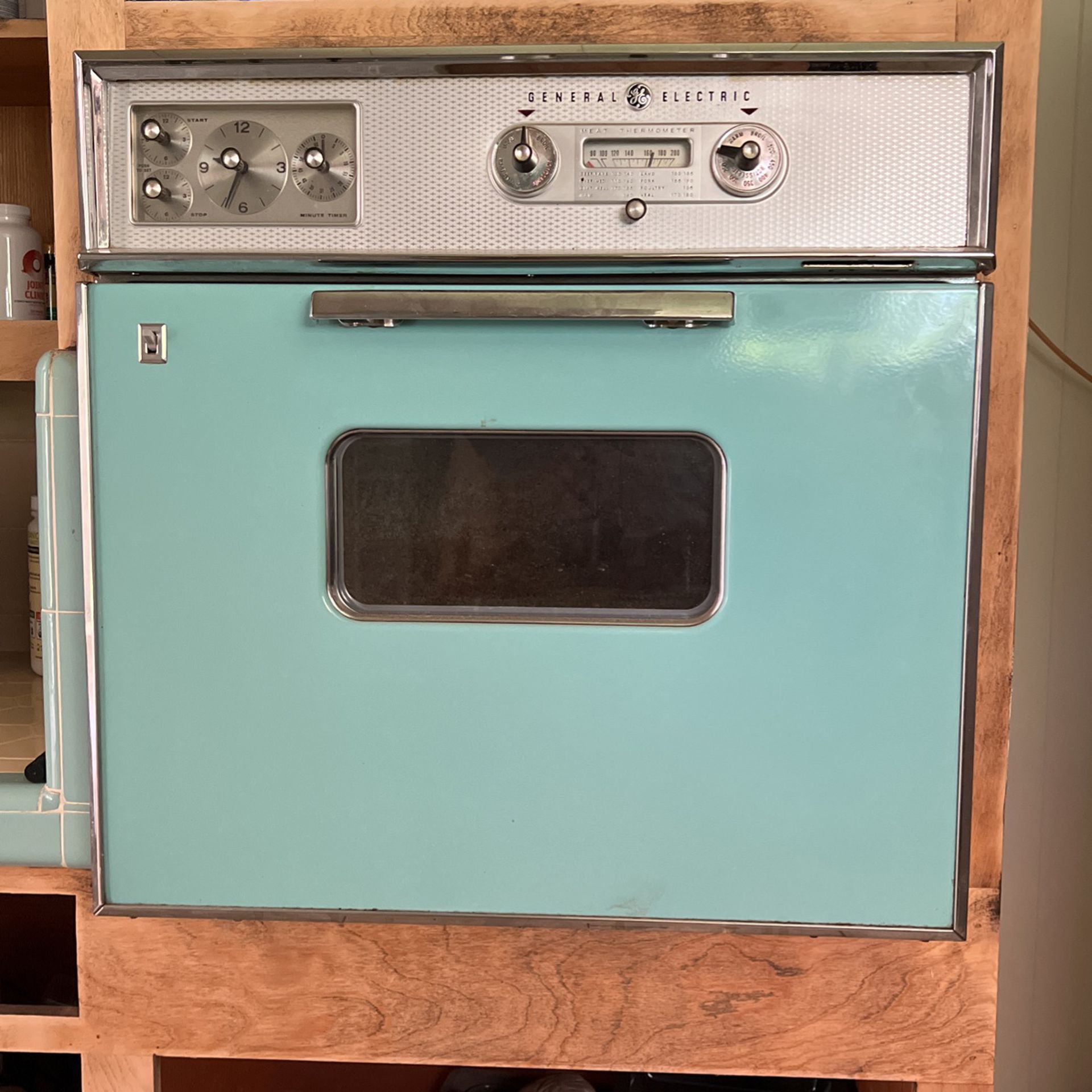 1960s Vintage GE In wall Oven