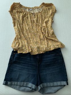 Top And Shorts Outfit