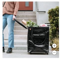 Foldable Tote Bag on Wheels