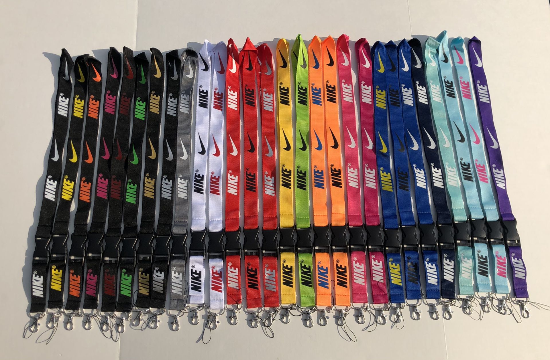 20 PACK NIKE Detachable Lanyards