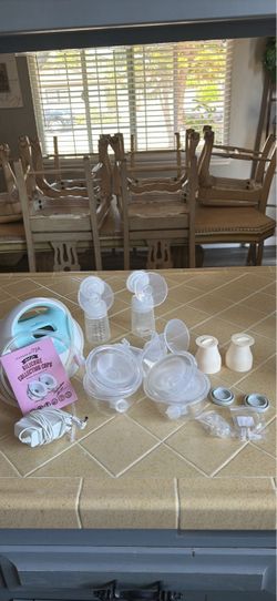 Spectra pump with Legendary milk collection cups