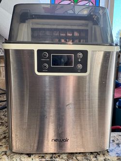 Newair Countertop Clear Ice Maker (45 lbs/Day) – Excellent Condition & Deep ggCleaned