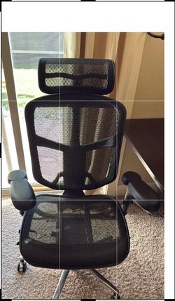 Ergonomic Mesh Adjustable-Back Office Chair