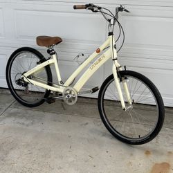 Really Nice Trek Pure Aluminum Frame 7 Speed Hybrid Comfort Cruiser Bike