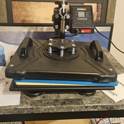 AKEYDIY Professional 5 in 1 Heat Press Machine Digital Heat Press Combo 12" x 15