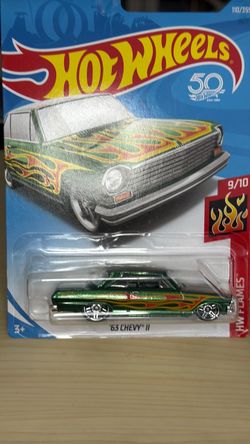 Hot Wheels '63 Chevy II HW Flames 9/10