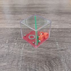 3D Cube 2-N-1 Puzzle Game Brain Teaser 