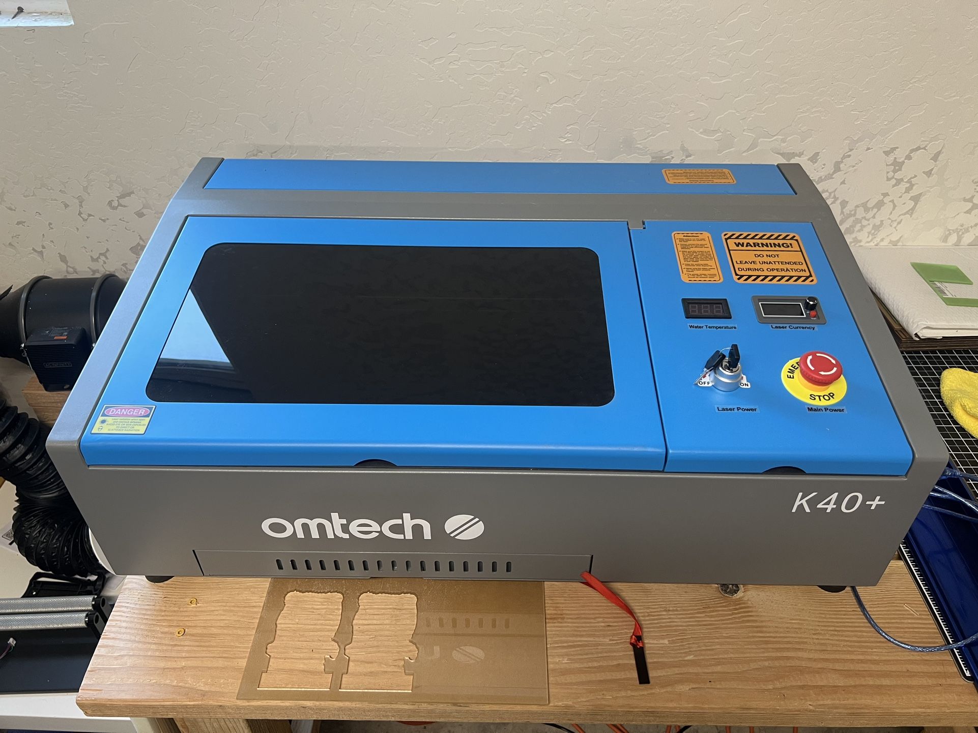 K40+ C02 Laser Engraver w/ Extras