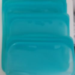Stasher Silicone Food Storage Bags Set Of 5,  Some Never Used