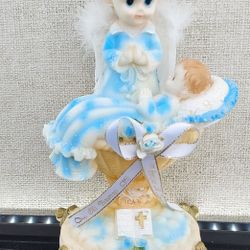 Collectible Angel Baptism Porcelain Doll