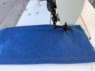 Walking foot sewing machine