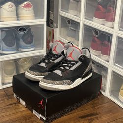 Jordan 3 2018 Black Cement Size 13