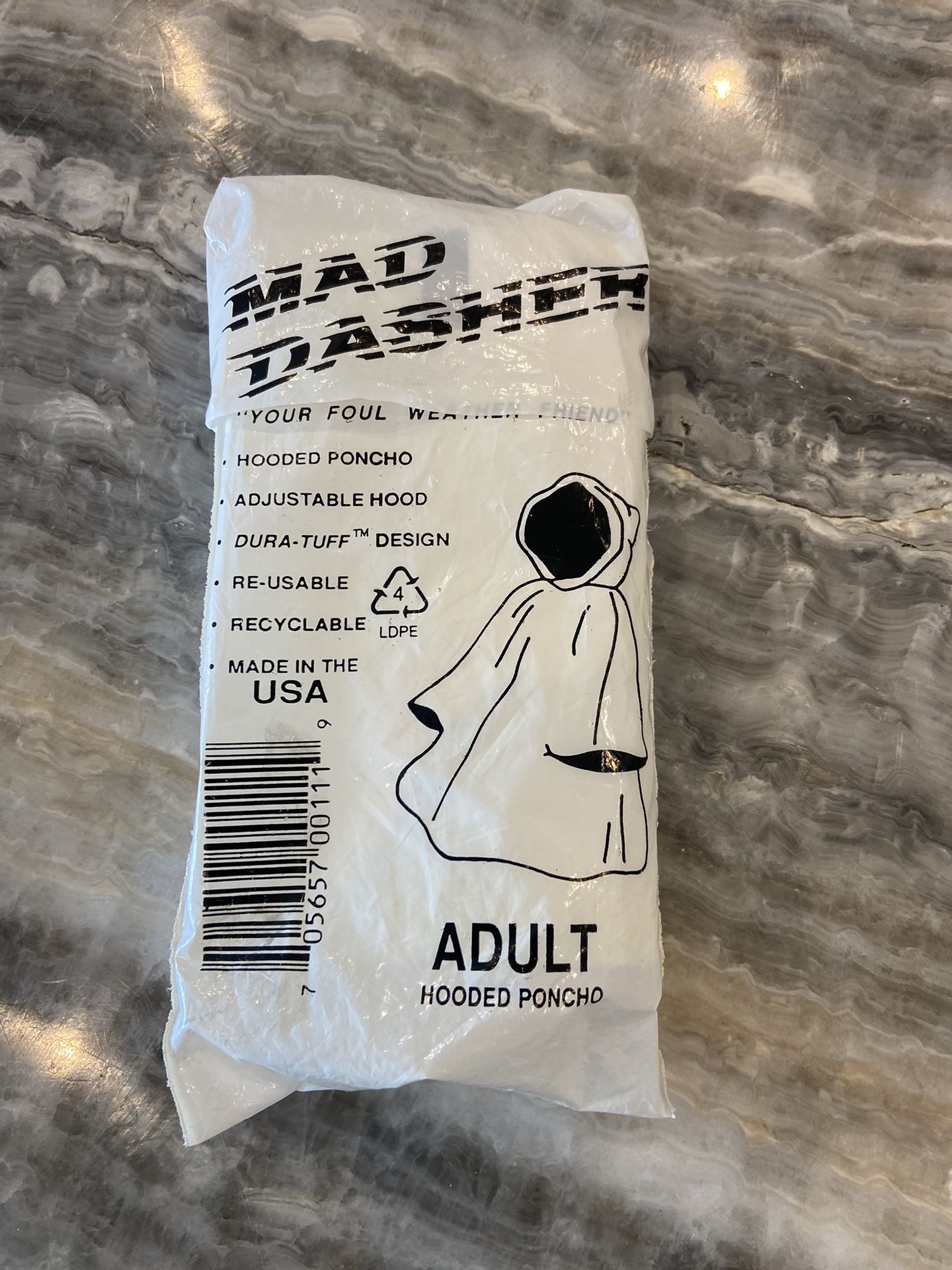 Mad Dasher Hooded Poncho