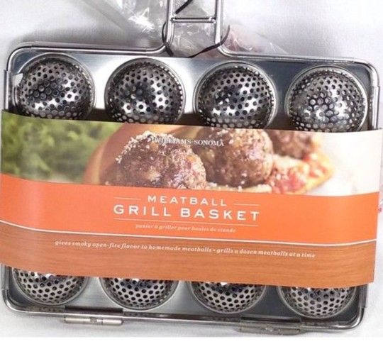 William's Sonoma Meatball Grill Basket