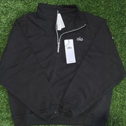 Alo Quarter Zip - black - S/M