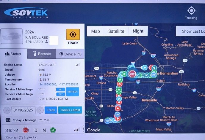 Car Tracking System / Remotes Control Features