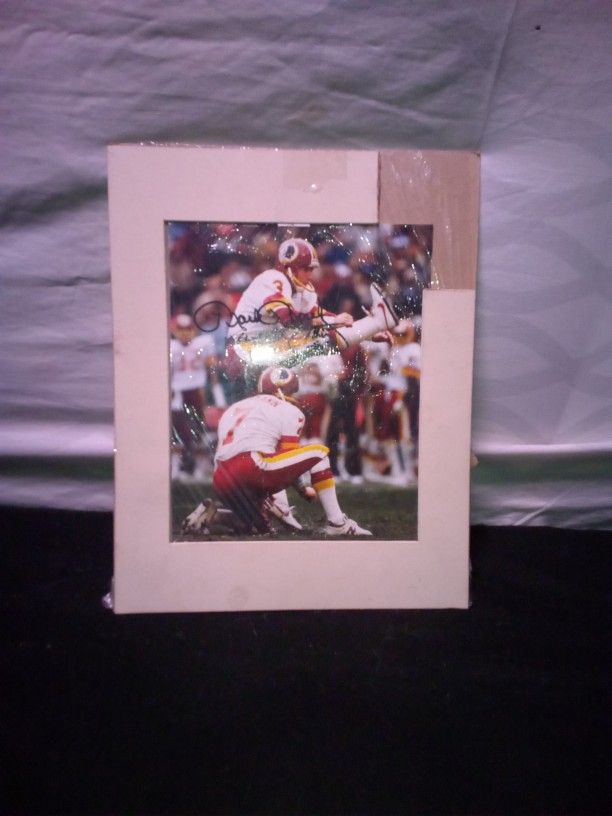 Mark Mosley 1982 Signed Autographed Picture MVP Of NFL