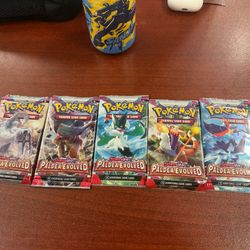  Paldea Evolved Booster Pack Artwork Set Of 5