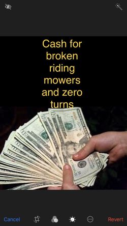Any zero turn or riding mower