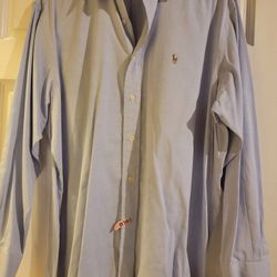 Ralph Lauren  MEN  shirt L (16 1/2  /34 )
