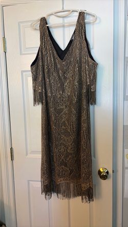 Venus Gold and Black Halloween Dress XL
