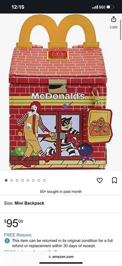 McDonald’s Back Pack
