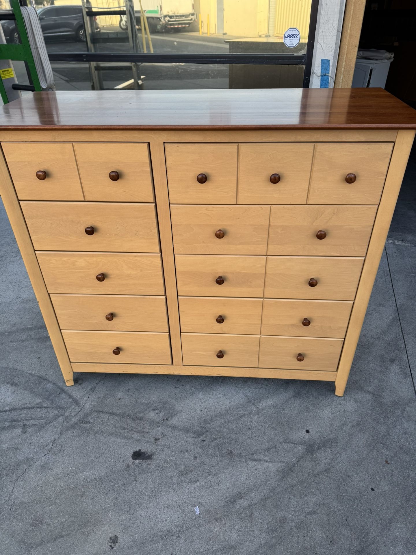 9 Drawers Tall Dresser