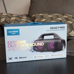 Soundcore By Anker Select Pro Portable Waterproof Bluetooth Speaker 