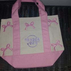 🩷 Trader Joe's Mini Canvas Totes 🎀