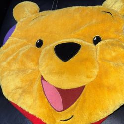 Winnie the Pooh Plush Toilet Seat Cover Vintage Disney bathroom accessories