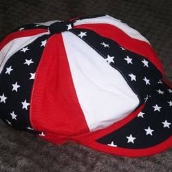 New - July 4th Newsboy Flag Hat