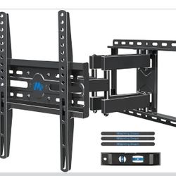,Mounting Dream TV Wall Mount for 32-65 Inch Television,Mount with Swivel and Tilt, Full Motion Bracket with Articulating Dual Arms, Fits 16inch Studs