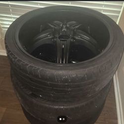 22s Black Rims 