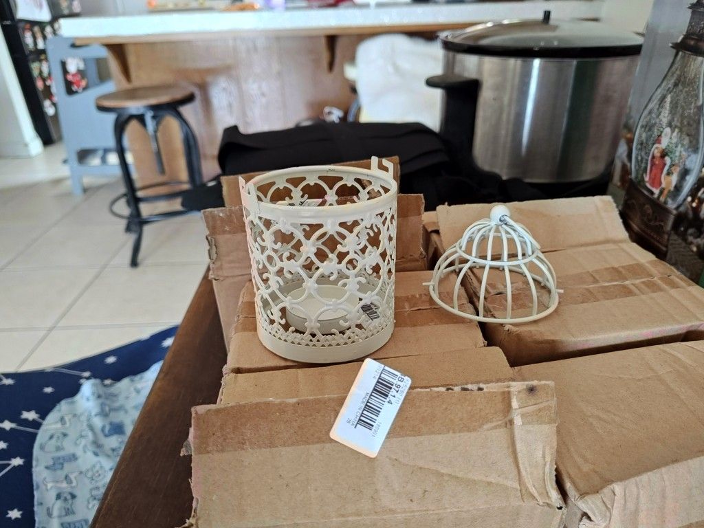 Candle Holder Bird Cage Style