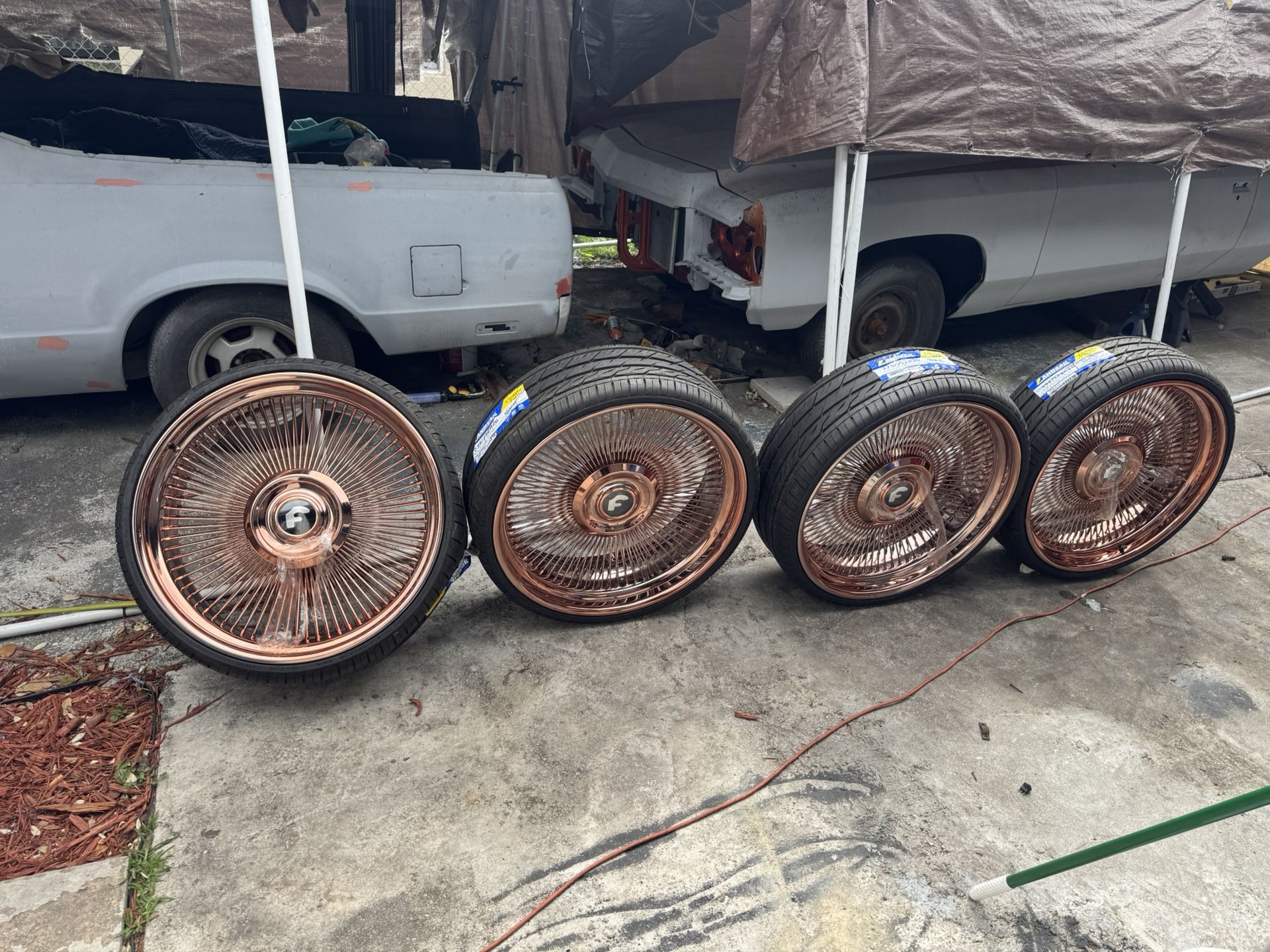 Rose Gold Forges Spokes 26 Inch