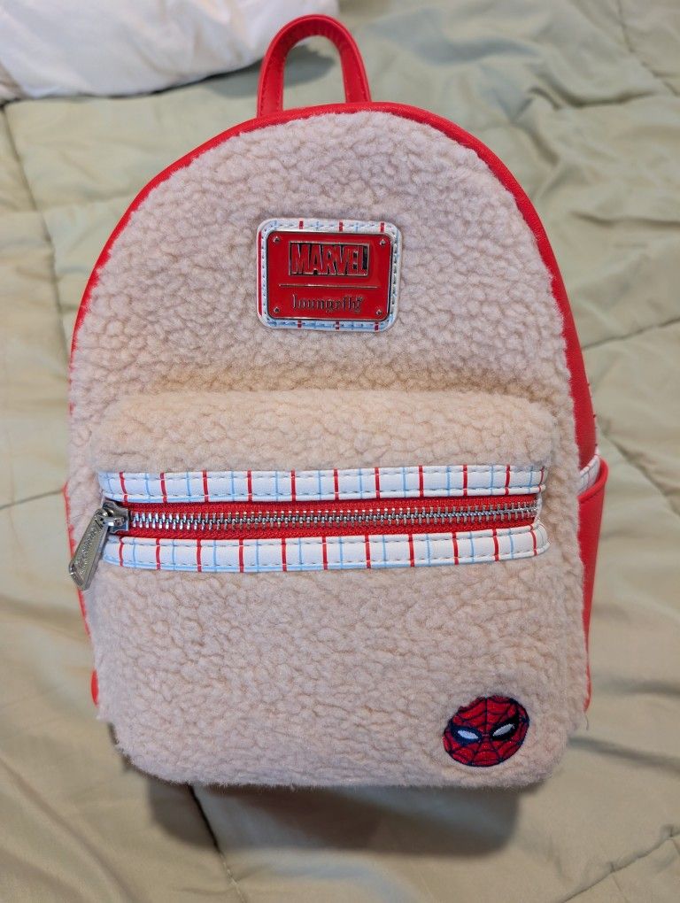 Loungefly Marvel Superman Faux Fur Backpack