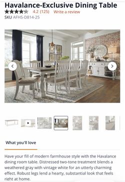 Rustic Gray Wood Dining Table